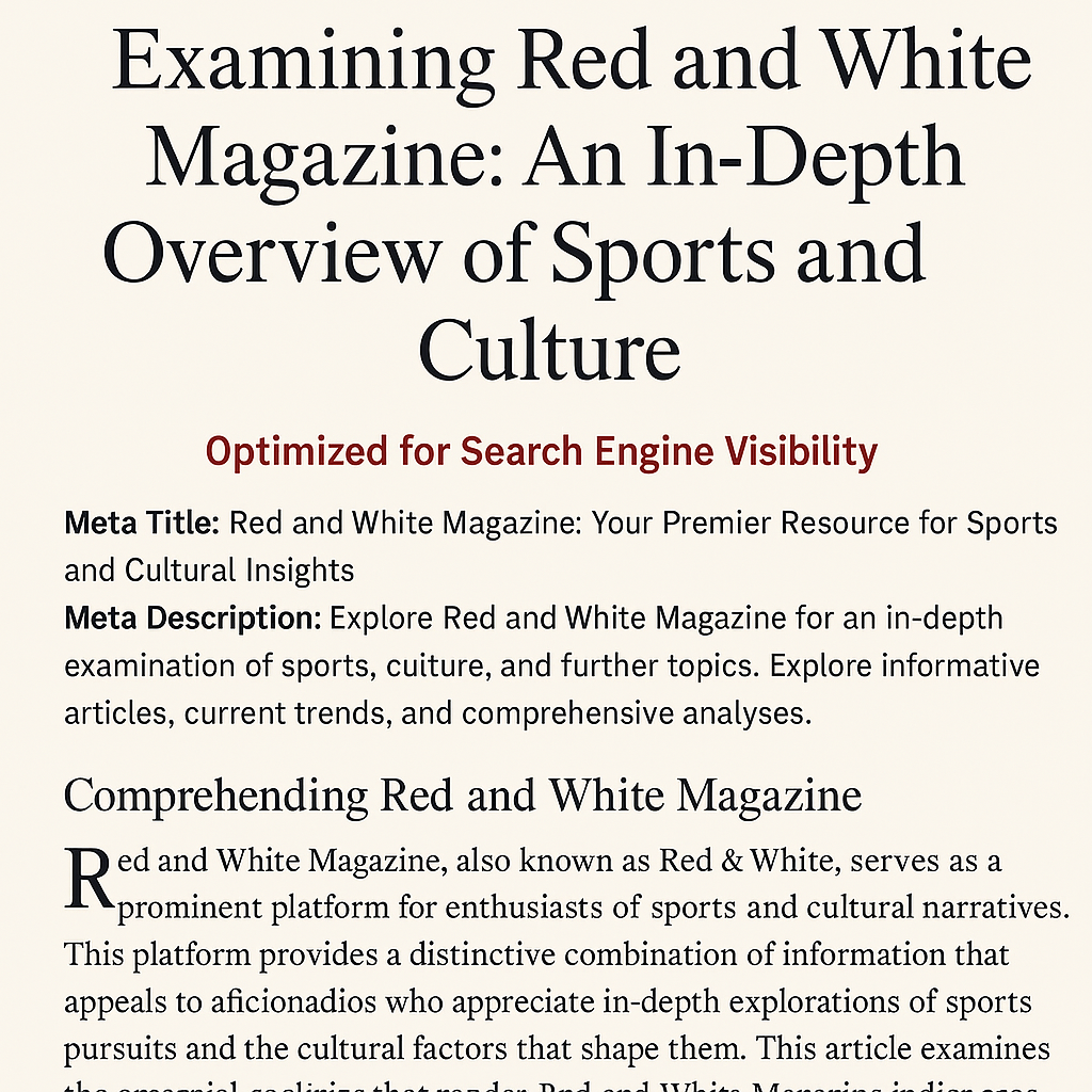the blog redandwhitemagz.com