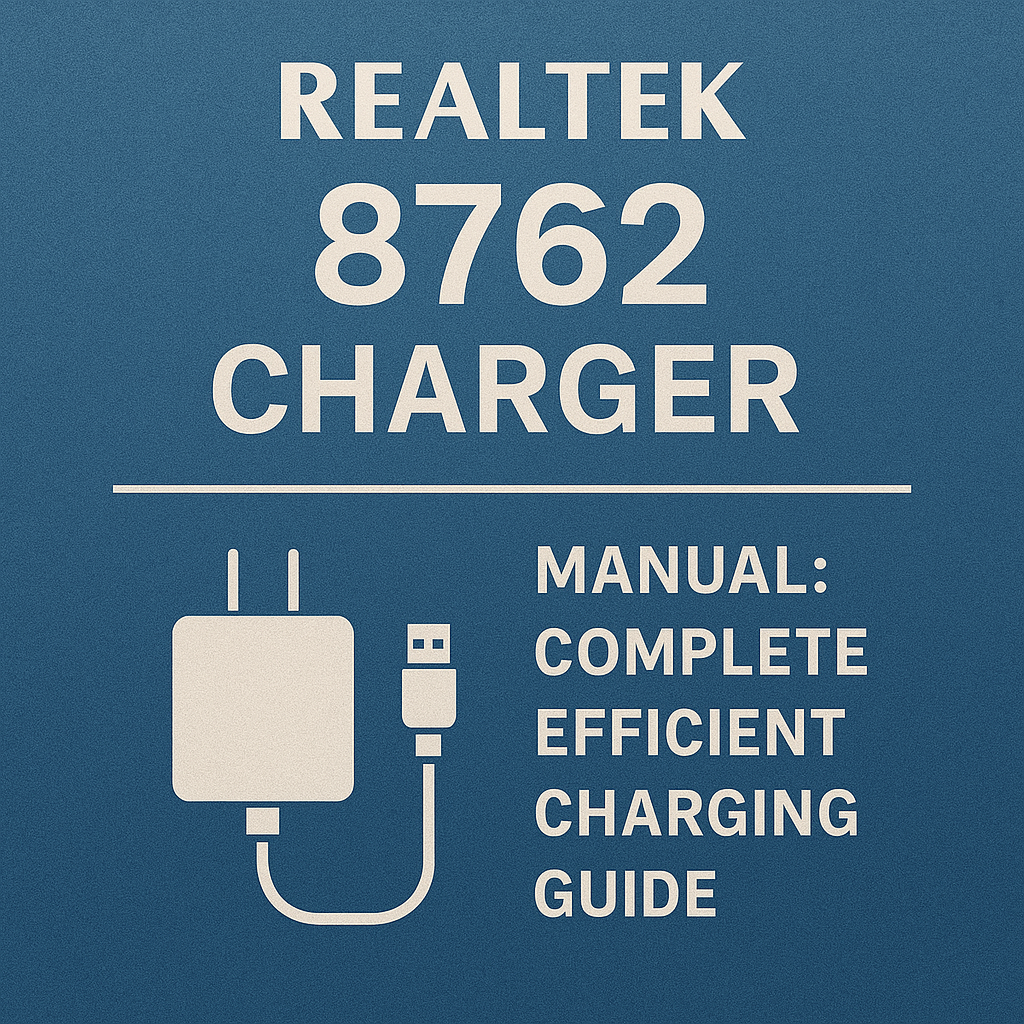realtek 8762 charger manual