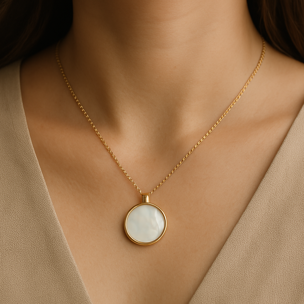 mother of pearl necklace